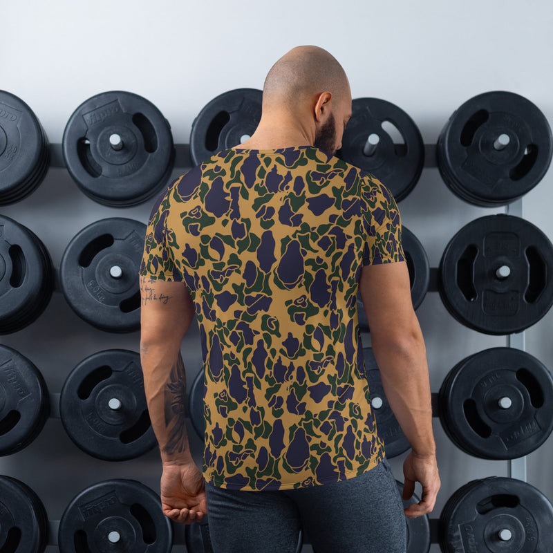 Frog Skin Dusk CAMO Mens Athletic T-Shirt - Shirt