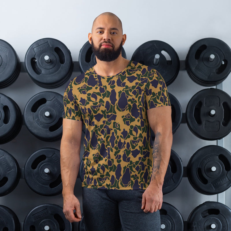 Frog Skin Dusk CAMO Mens Athletic T-Shirt - XS - Shirt