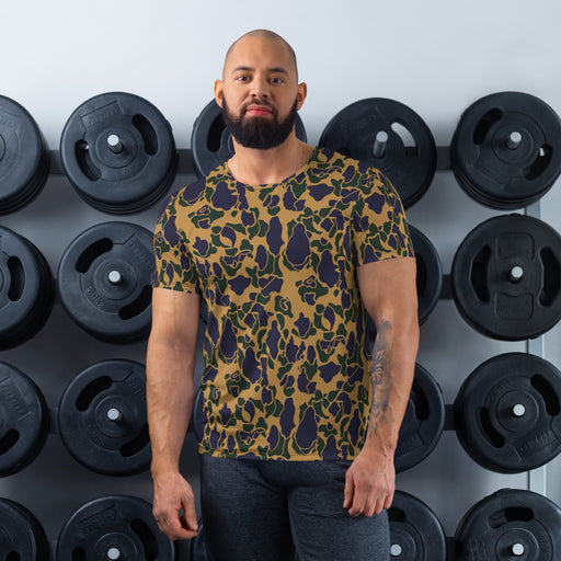 Frog Skin Dusk CAMO Mens Athletic T-Shirt - XS - Shirt