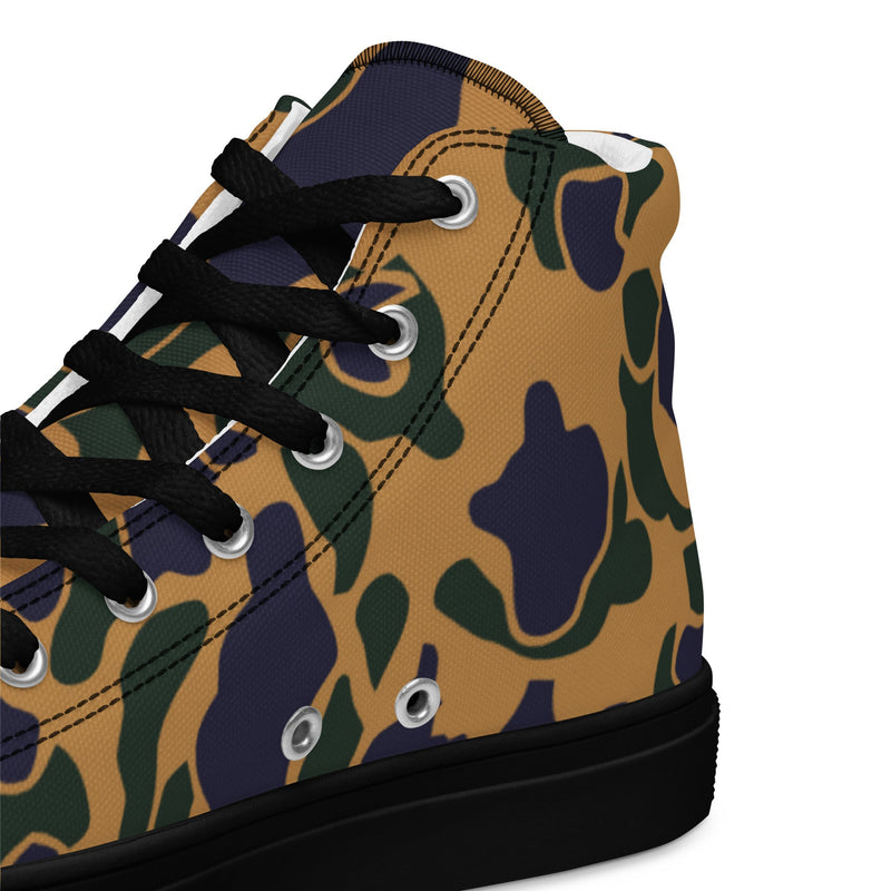 Frog Skin Dusk CAMO Mens High-Top Canvas Shoes