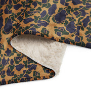 American Frog Skin Dusk CAMO Sherpa Blanket