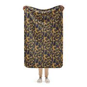 American Frog Skin Dusk CAMO Sherpa Blanket - 37″×57″