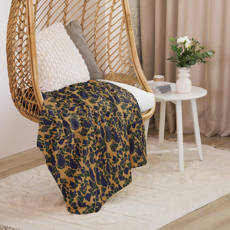 American Frog Skin Dusk CAMO Sherpa Blanket