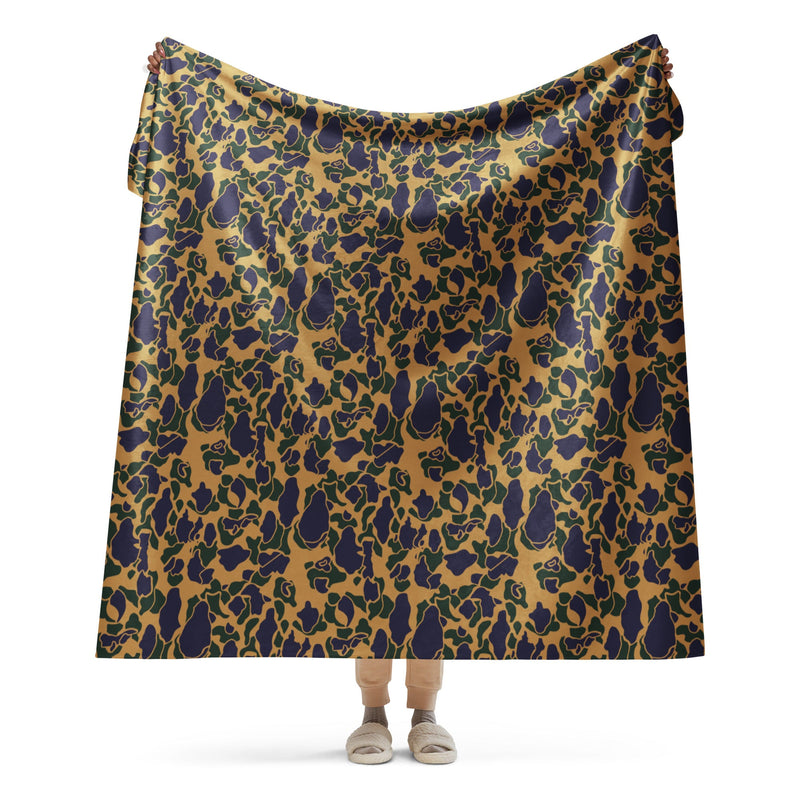 American Frog Skin Dusk CAMO Sherpa Blanket - 60″×80″