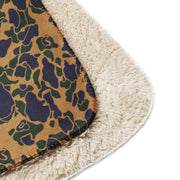 American Frog Skin Dusk CAMO Sherpa Blanket