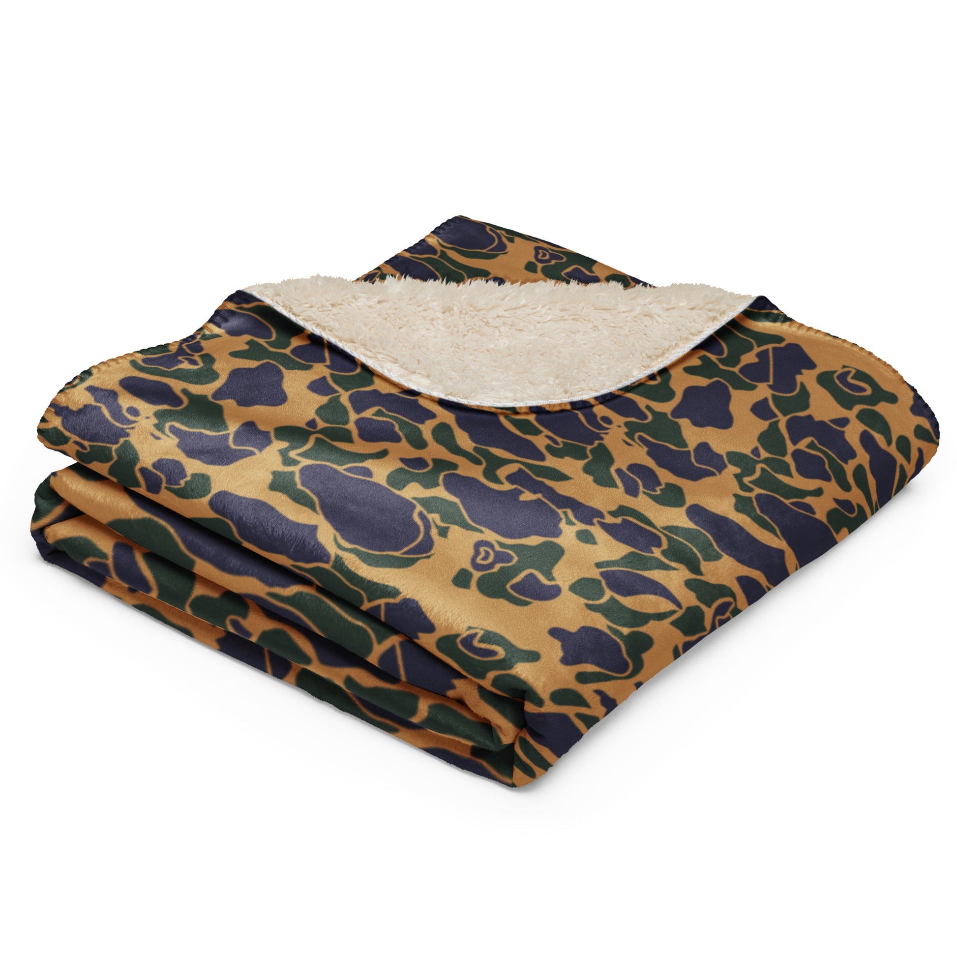 American Frog Skin Dusk CAMO Sherpa blanket - Blankets
