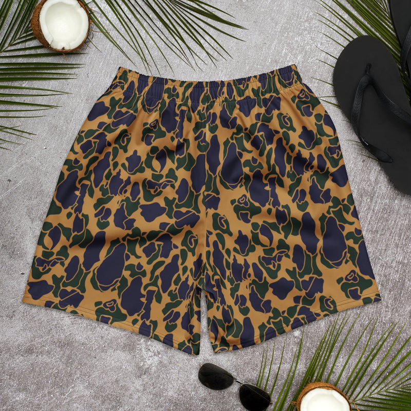 Frog Skin Dusk CAMO Unisex Athletic Long Shorts
