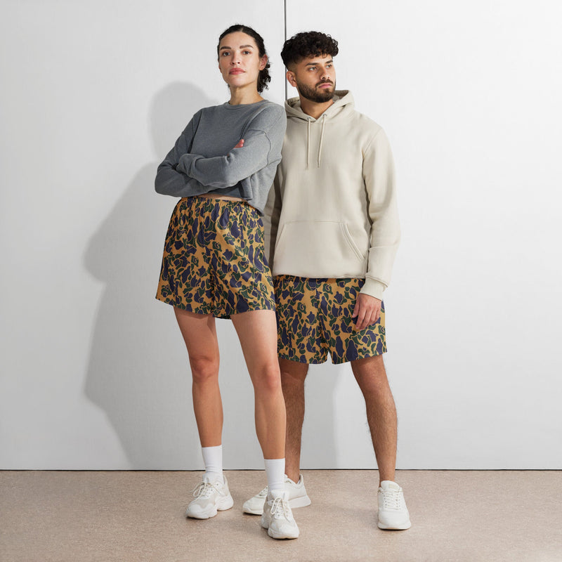 Frog Skin Dusk CAMO Unisex Athletic Long Shorts