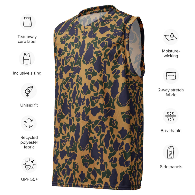 American Frog Skin Dusk CAMO Unisex Basketball Jersey