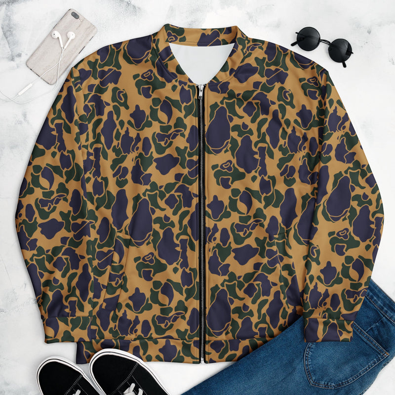 Frog Skin Dusk CAMO Unisex Bomber Jacket
