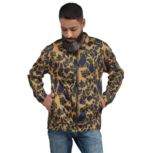 Frog Skin Dusk CAMO Unisex Bomber Jacket - XS