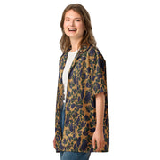 Frog Skin Dusk CAMO Unisex Short-Sleeve Button Shirt - Button-Up