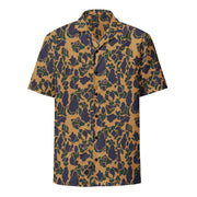 Frog Skin Dusk CAMO Unisex Short-Sleeve Button Shirt - Button-Up