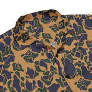 Frog Skin Dusk CAMO Unisex Short-Sleeve Button Shirt - Button-Up