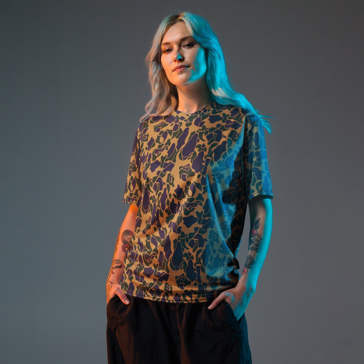 American Frog Skin Dusk CAMO unisex sports jersey - Sports Jerseys