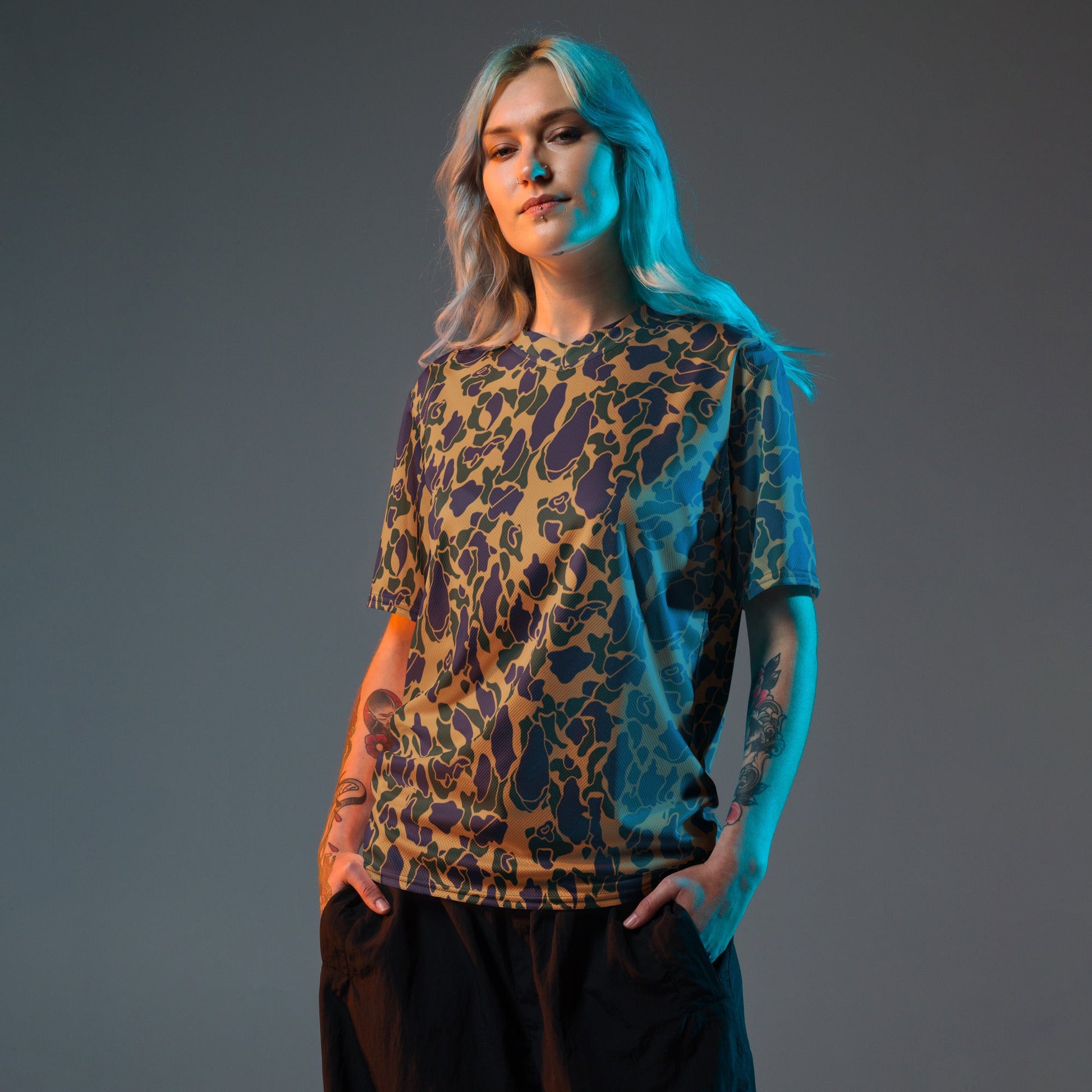 American Frog Skin Dusk CAMO unisex sports jersey - Sports Jerseys