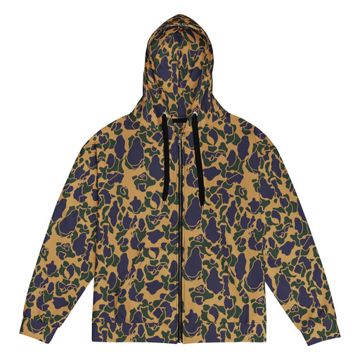 American Frog Skin Dusk CAMO Unisex Zip Hoodie - 2XS