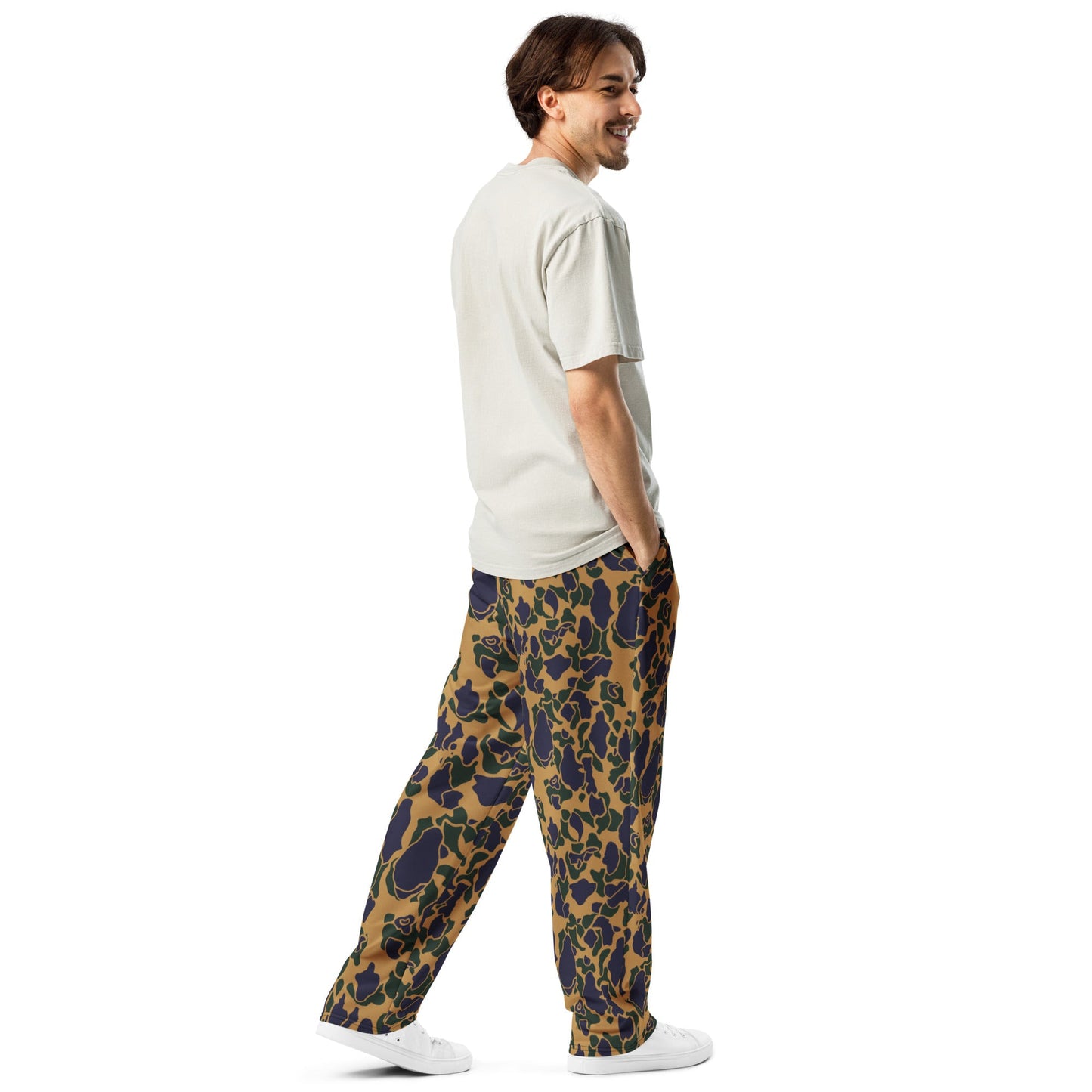 American Frog Skin Dusk CAMO Wide-leg joggers - Joggers
