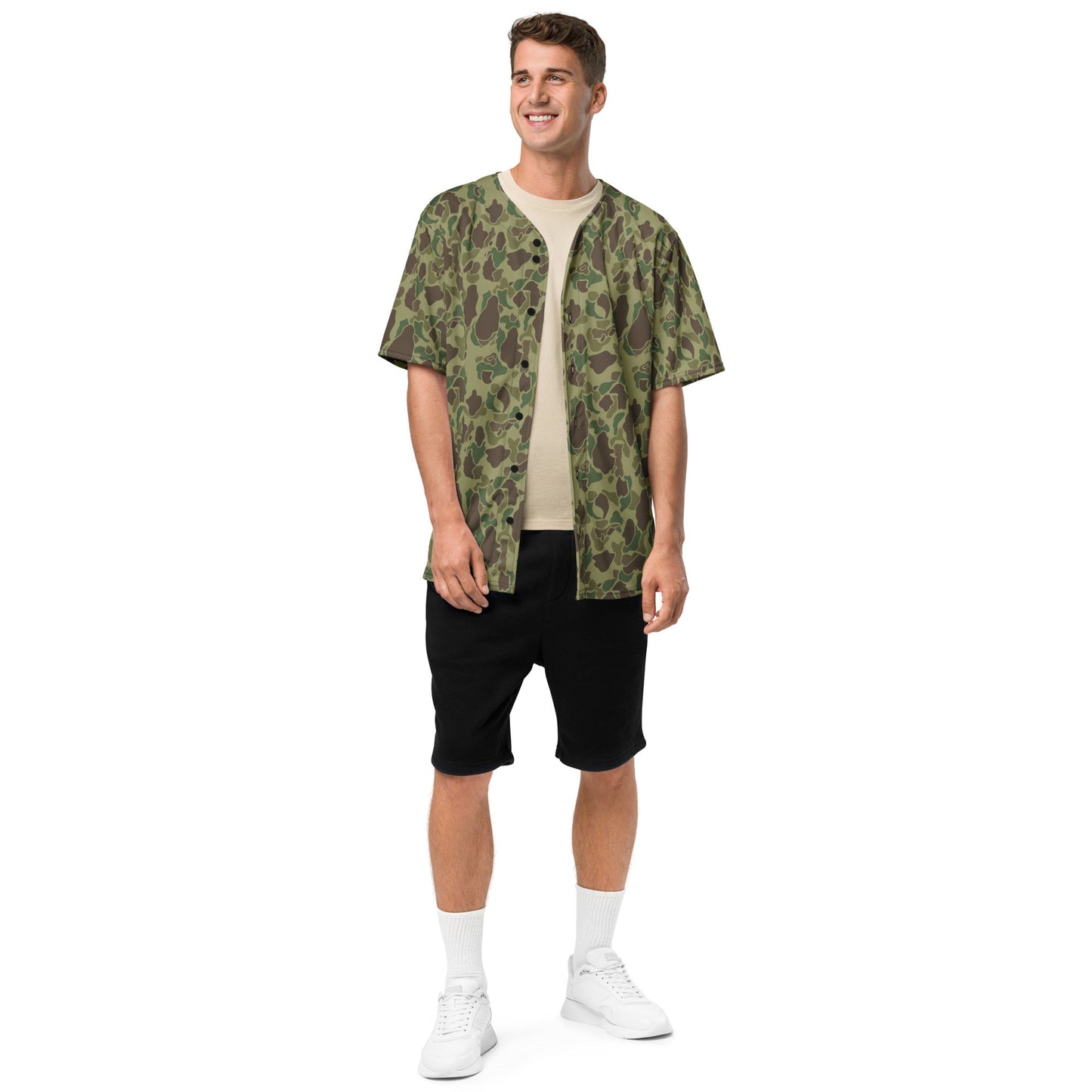 American Frog Skin Jungle CAMO baseball jersey - Baseball Jerseys