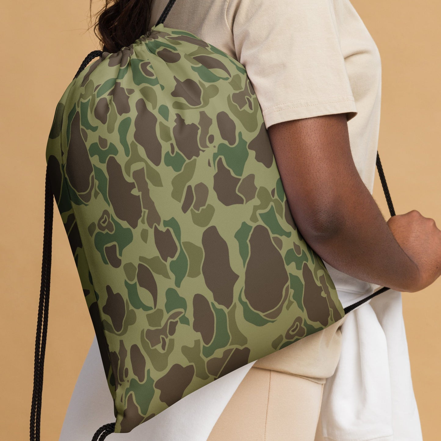 American Frog Skin Jungle CAMO Drawstring Bag - Bags