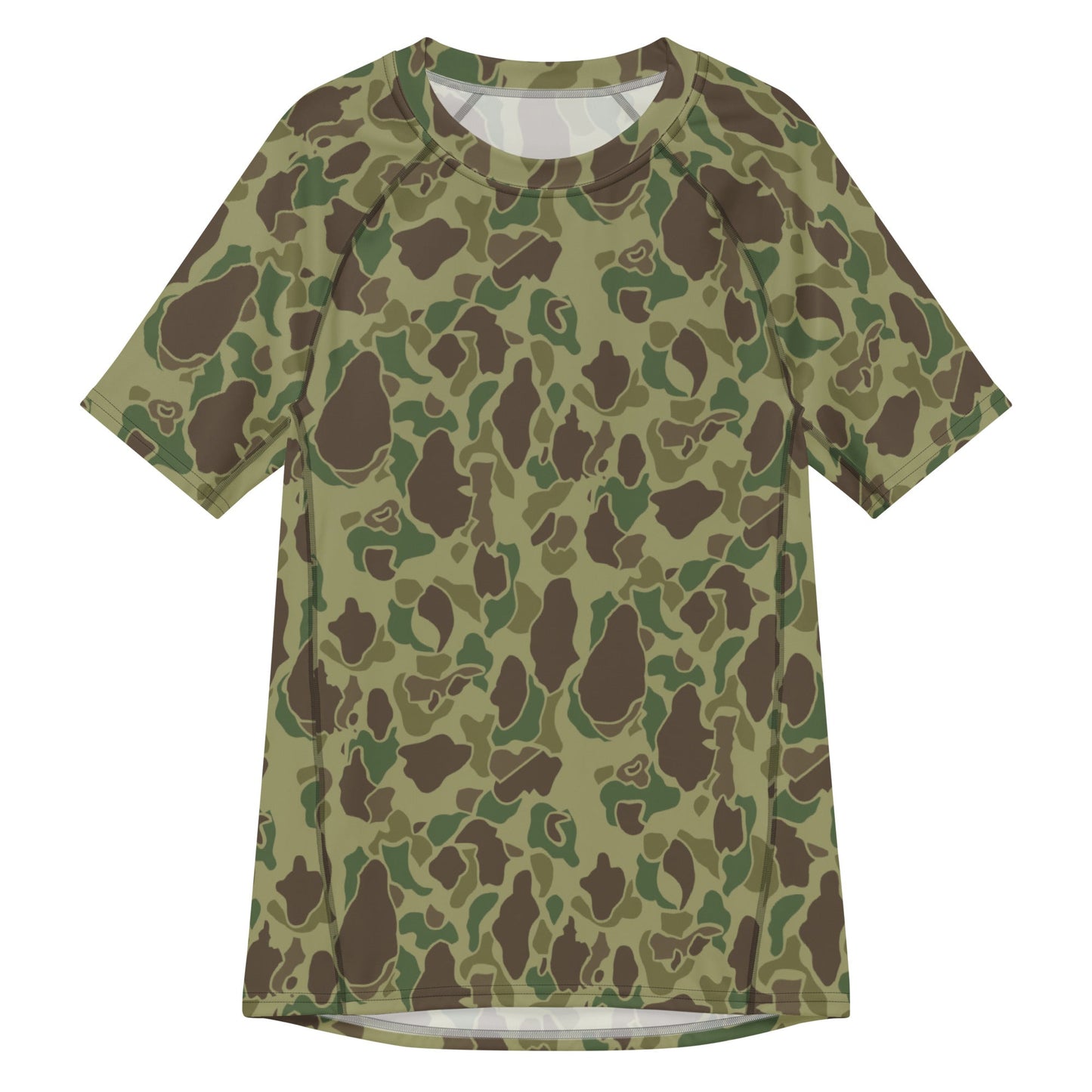 American Frog Skin Jungle CAMO Mens Short-Sleeve Rash Guard - 2XS - Short-sleeve Guards