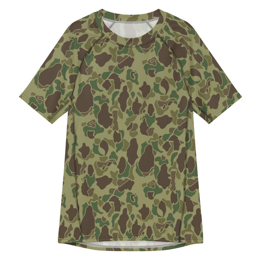 American Frog Skin Jungle CAMO Mens Short-Sleeve Rash Guard - 2XS - Short-sleeve Guards