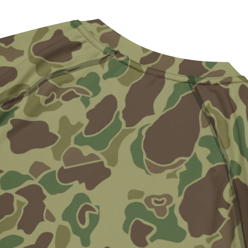 American Frog Skin Jungle CAMO Mens Short-Sleeve Rash Guard