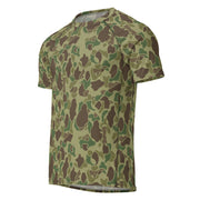 American Frog Skin Jungle CAMO Mens Short-Sleeve Rash Guard