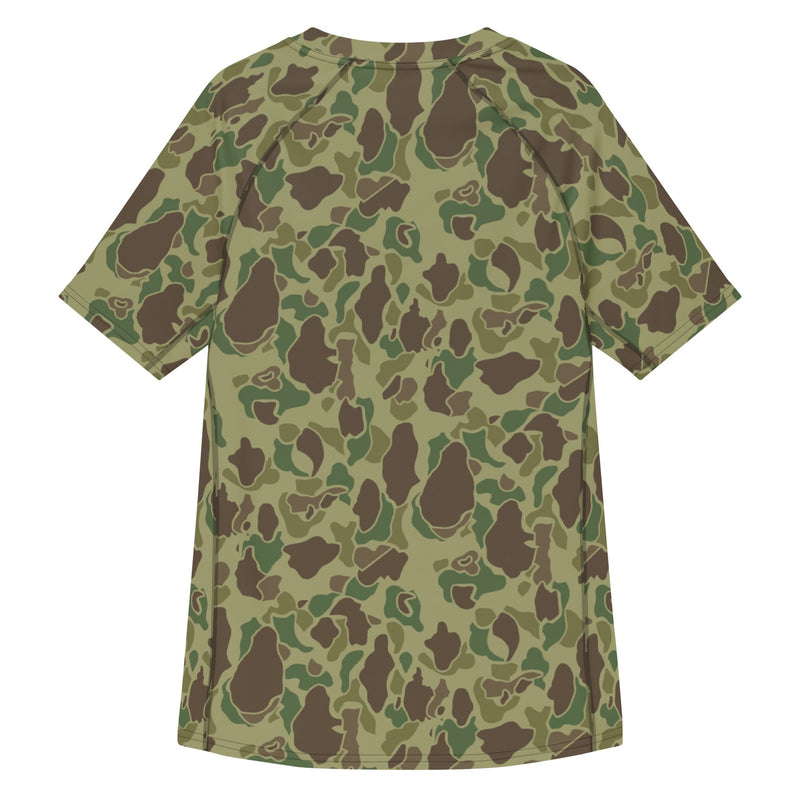American Frog Skin Jungle CAMO Mens Short-Sleeve Rash Guard