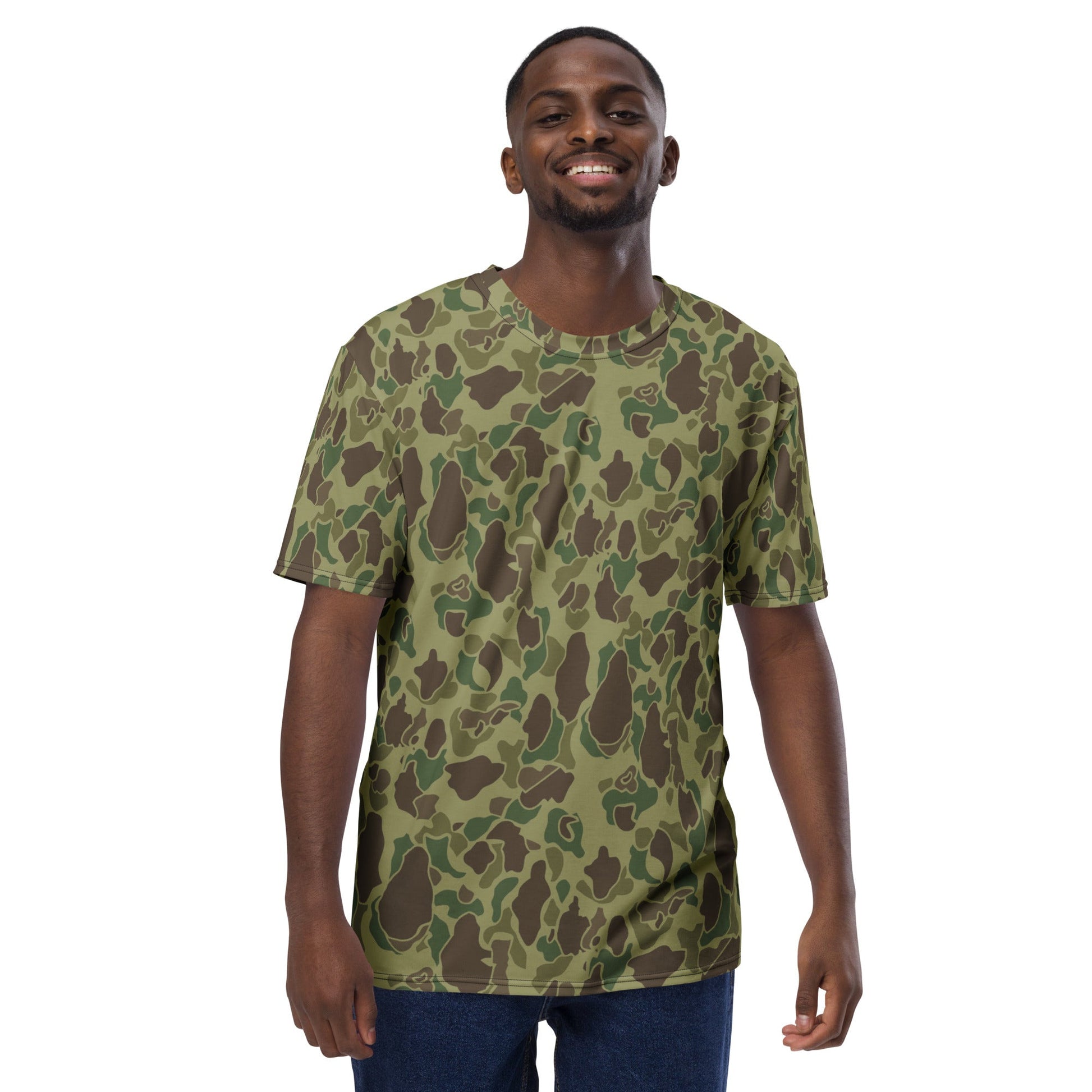 American Frog Skin Jungle CAMO Mens T-shirt - T-Shirts