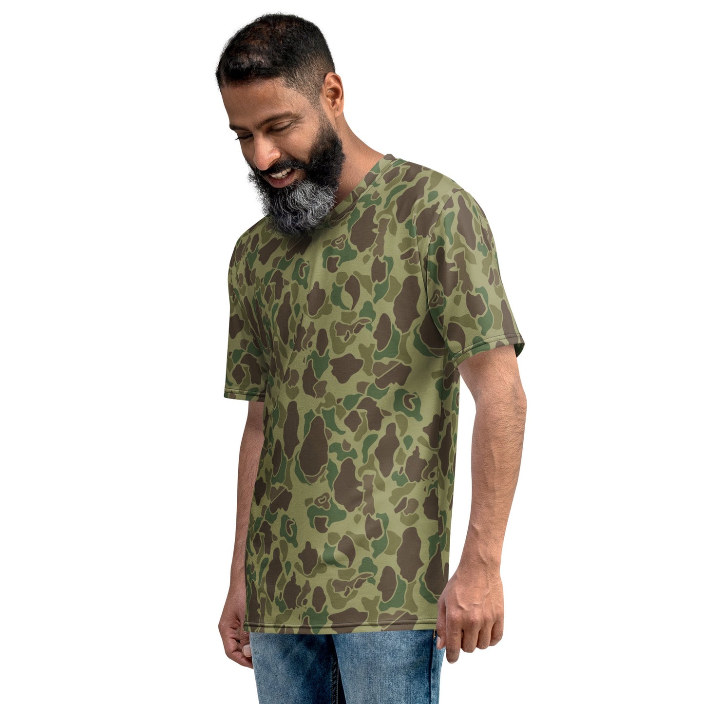 American Frog Skin Jungle CAMO Mens T-shirt - T-Shirts