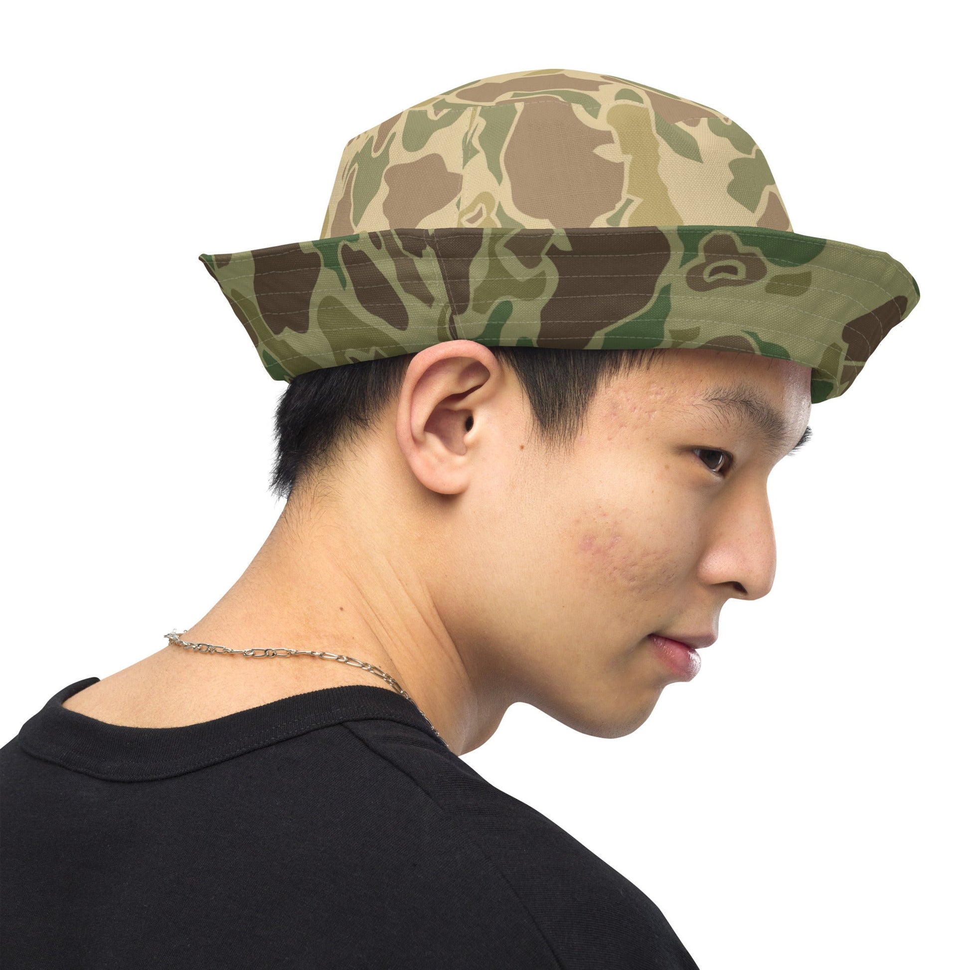 American Frog Skin Jungle CAMO Reversible bucket hat - Bucket Hats