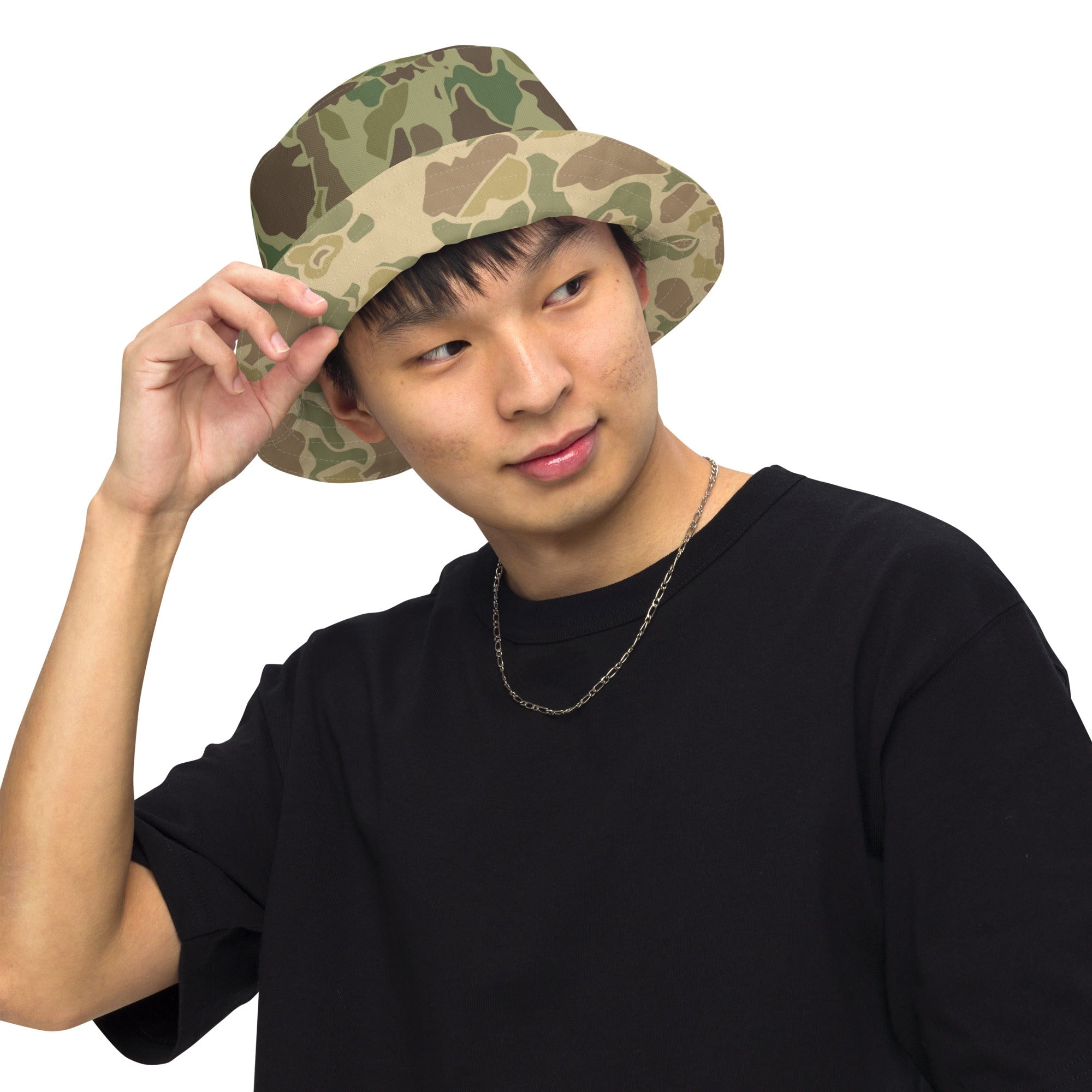 CAMO HQ - American Frog Skin Jungle CAMO Reversible Bucket Hat