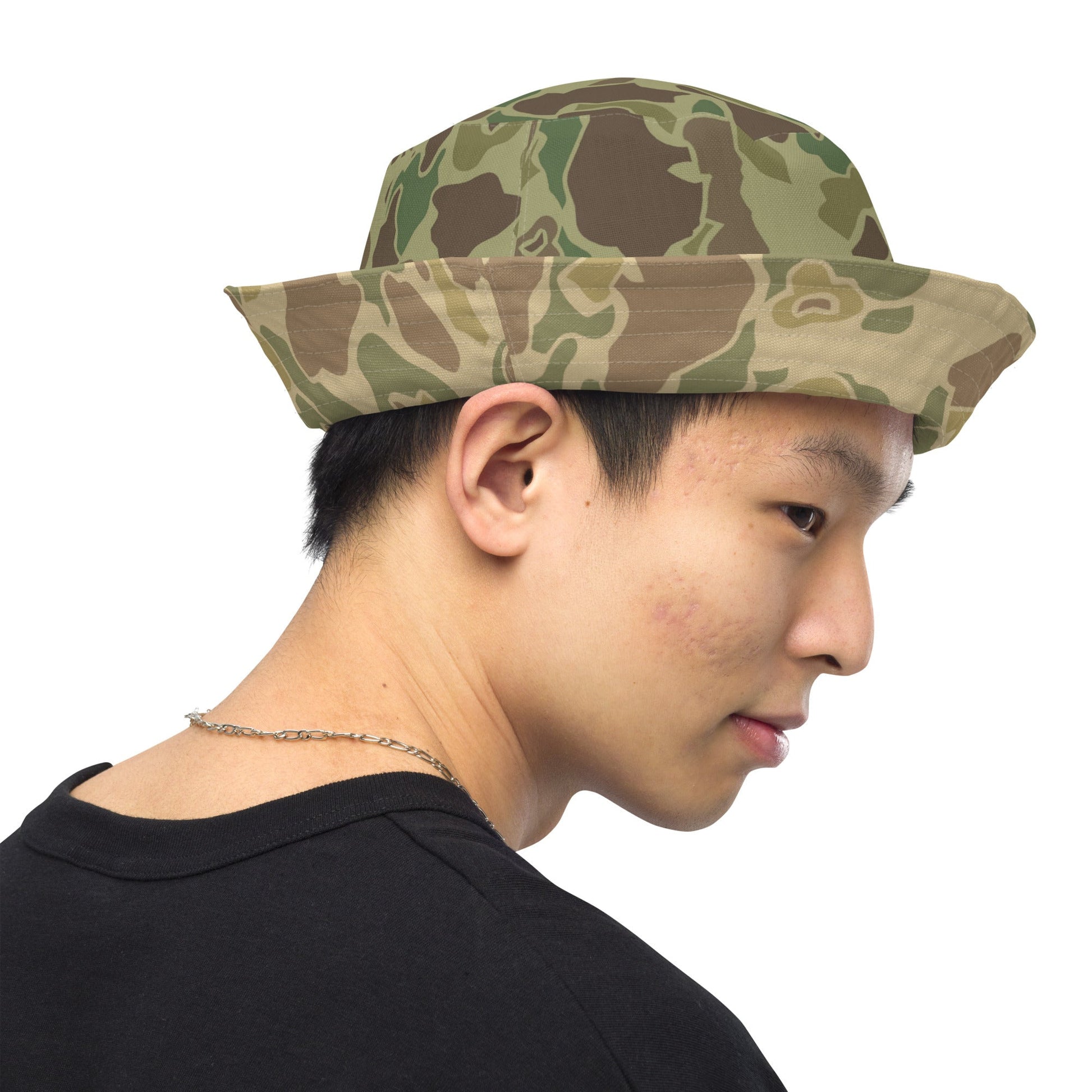 American Frog Skin Jungle CAMO Reversible bucket hat - Bucket Hats