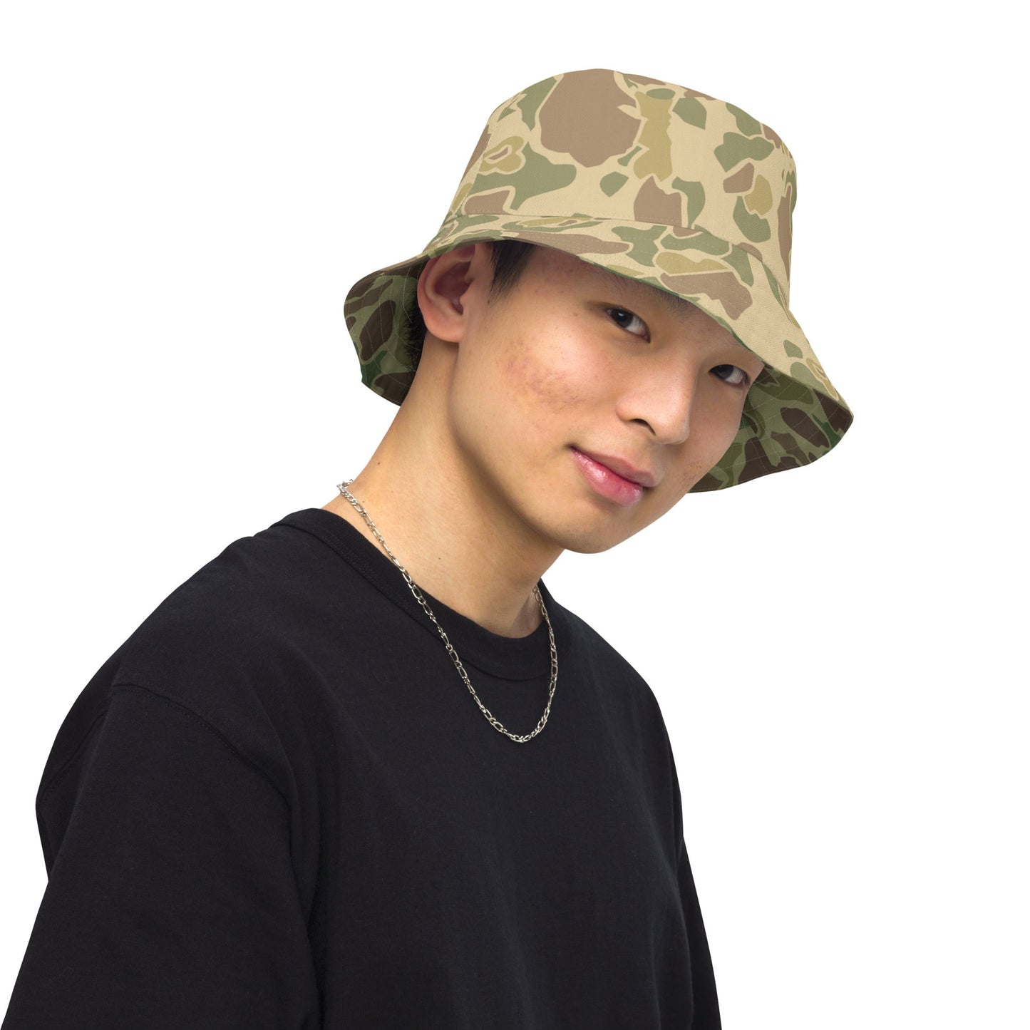 American Frog Skin Jungle CAMO Reversible bucket hat - Bucket Hats