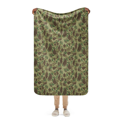 American Frog Skin Jungle CAMO Sherpa blanket - 37″×57″ - Blankets