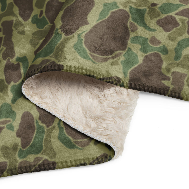 American Frog Skin Jungle CAMO Sherpa Blanket