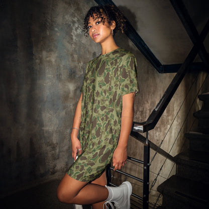 American Frog Skin Jungle CAMO T-shirt dress - Womens T-Shirt Dresses