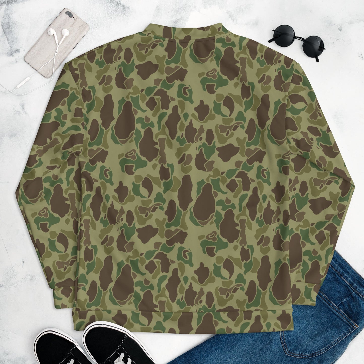 American Frog Skin Jungle CAMO Unisex Bomber Jacket - Jackets