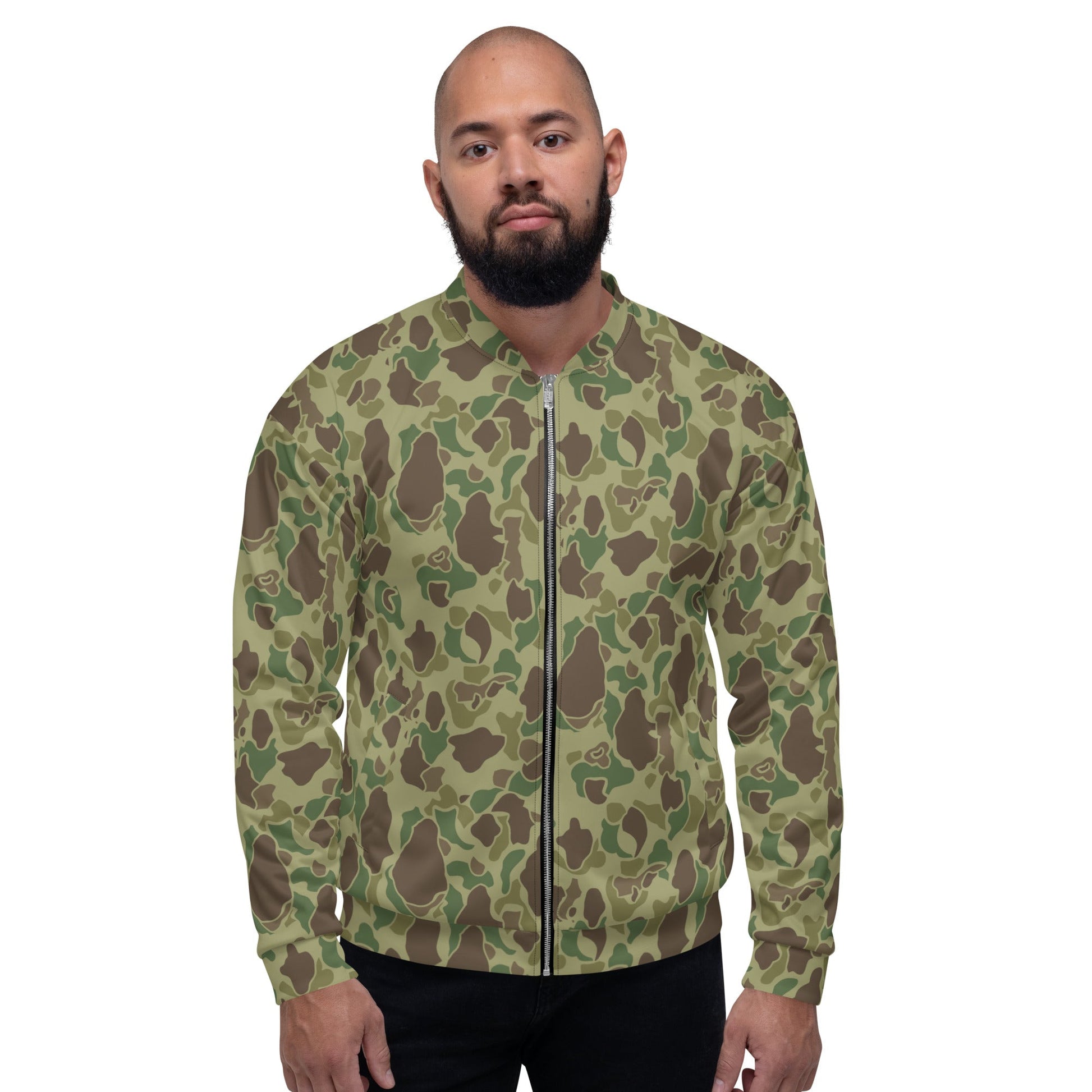 American Frog Skin Jungle CAMO Unisex Bomber Jacket - Jackets