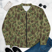 American Frog Skin Jungle CAMO Unisex Bomber Jacket - XS