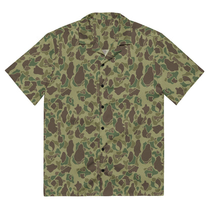 American Frog Skin Jungle CAMO Unisex button shirt - 2XS - Button Shirts
