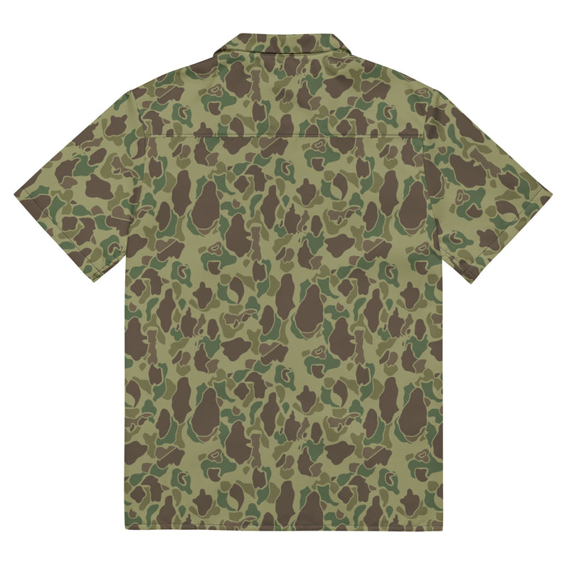 American Frog Skin Jungle CAMO Unisex Short-Sleeve Button Shirt