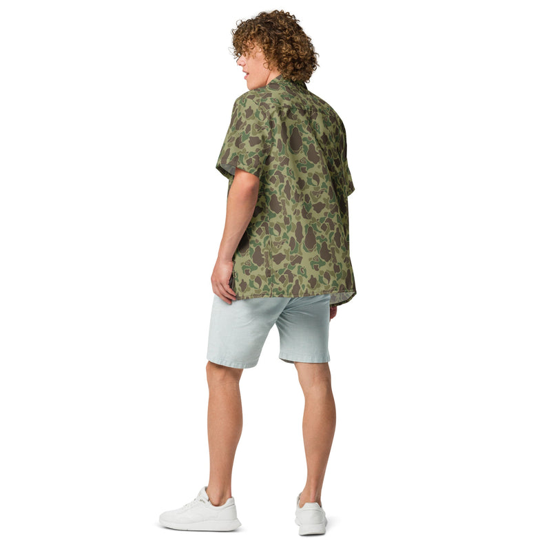 American Frog Skin Jungle CAMO Unisex Short-Sleeve Button Shirt