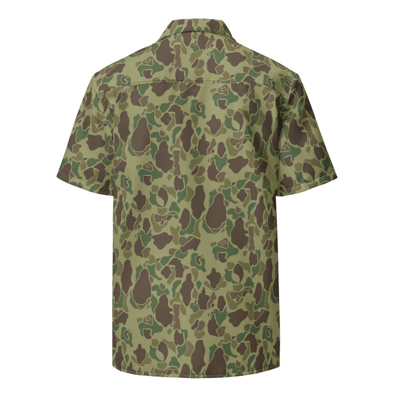 American Frog Skin Jungle CAMO Unisex Short-Sleeve Button Shirt