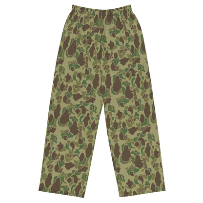 American Frog Skin Jungle CAMO unisex wide leg pants 2XS Wide Pants