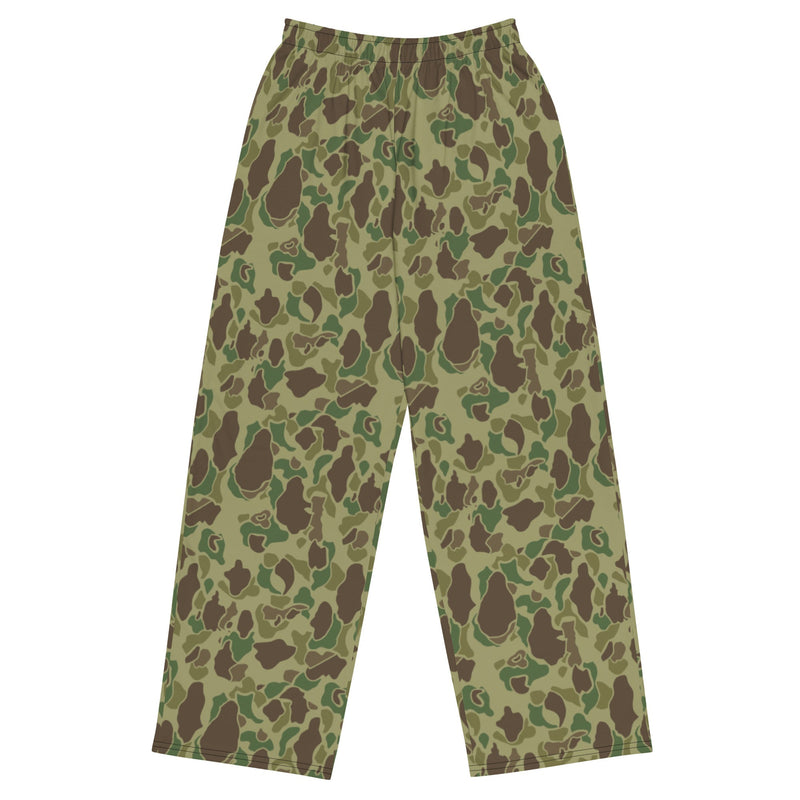 American Frog Skin Jungle CAMO Unisex Wide-Leg Leisure Pants - 2XS