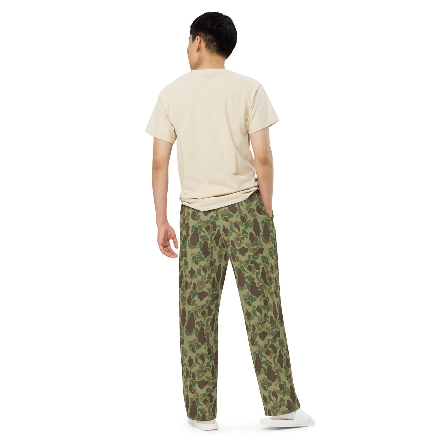 American Frog Skin Jungle CAMO unisex wide leg pants Wide Pants