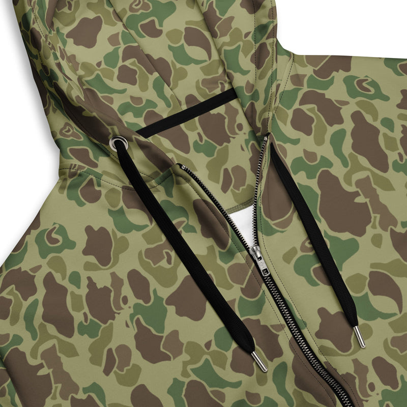 American Frog Skin Jungle CAMO Unisex Zip Hoodie