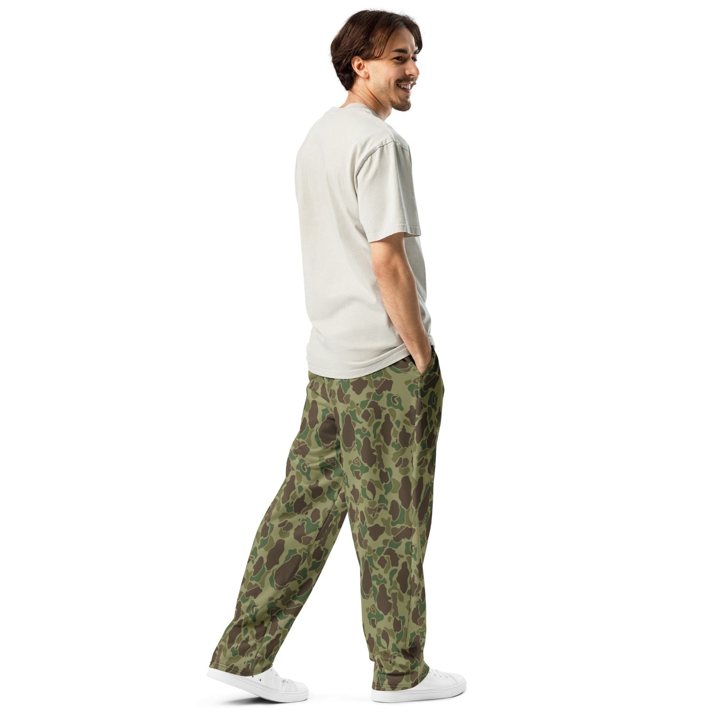 American Frog Skin Jungle CAMO Wide-leg joggers - Joggers